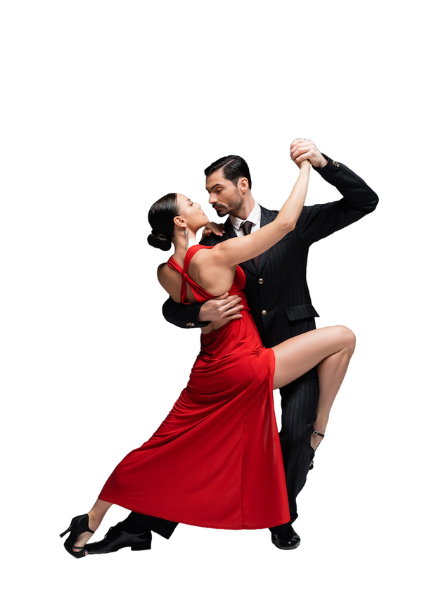 Coppia che balla insieme tango a Reggio Emilia